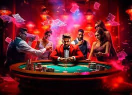 Dealer profesional di meja kasino live dur77 memimpin permainan Baccarat dengan kamera resolusi tinggi